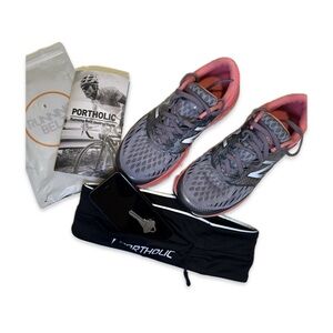 Black Reflective Running Belt Waist Pack (S)